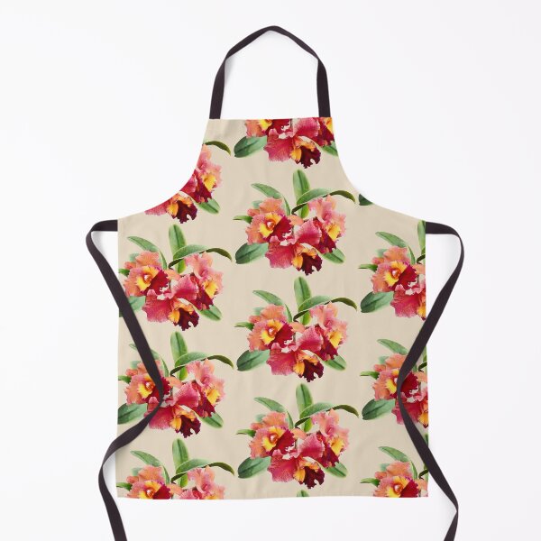Item preview, Peach and Crimson Cattleya Orchids designed and sold by Susan Savad.