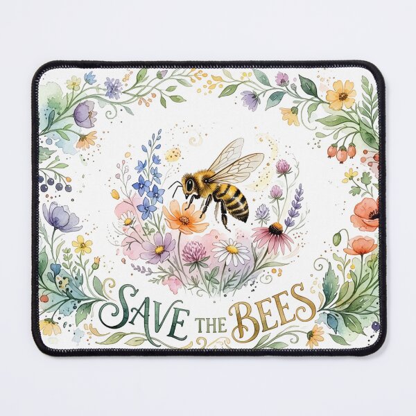 Item preview, Save The Bees Floral designed and sold by Wildflower-Whim.
