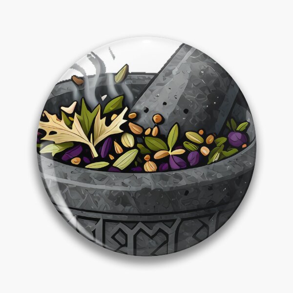 Item preview, Gothic Herb Mortar and Pestle designed and sold by IllumeInk.