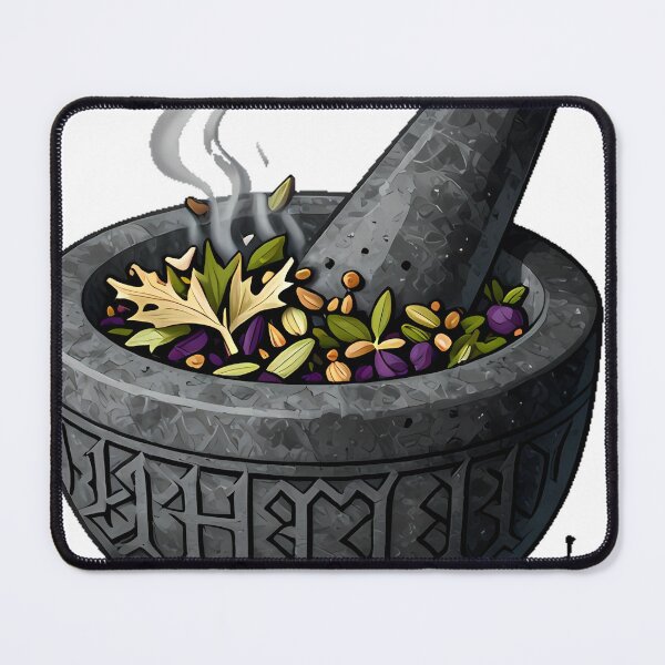 Item preview, Gothic Herb Mortar and Pestle designed and sold by IllumeInk.