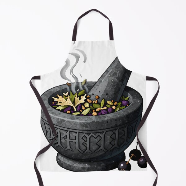 Item preview, Gothic Herb Mortar and Pestle designed and sold by IllumeInk.