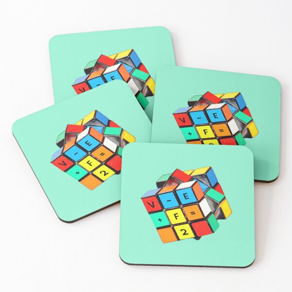 Item preview, Euler's Polyhedron Formula Rubik's Cube — Math & Science Art designed and sold by CreativeArtistL.