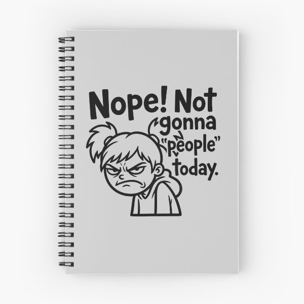 Item preview, Grumpy Antisocial Girl-Nope Not Gonna People Today designed and sold by ThreadRiotTees.