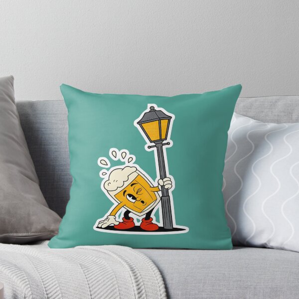 Item preview, A FUNNY GLASS OF BEER ATTACHED TO A LIGHT POST designed and sold by infinitearte.