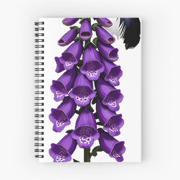 Item preview, Foxglove and Raven Feather designed and sold by IllumeInk.