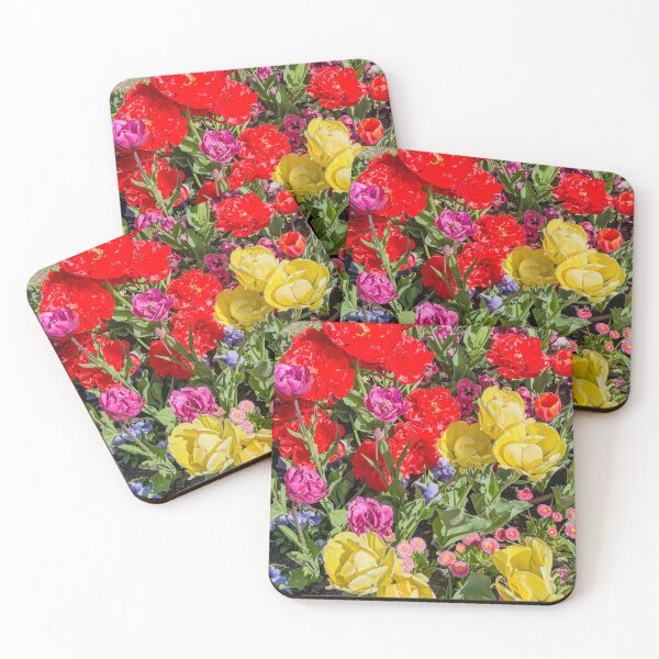 Item preview, Flores multicolores en las afueras del Castillo de Wawel, Cracovia. designed and sold by offdutyplaces.