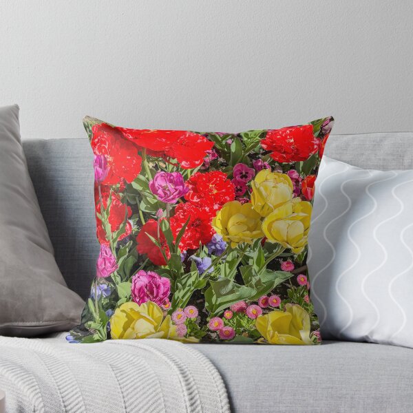 Item preview, Multicolored flowers outside Wawel Castle, Krakow designed and sold by offdutyplaces.