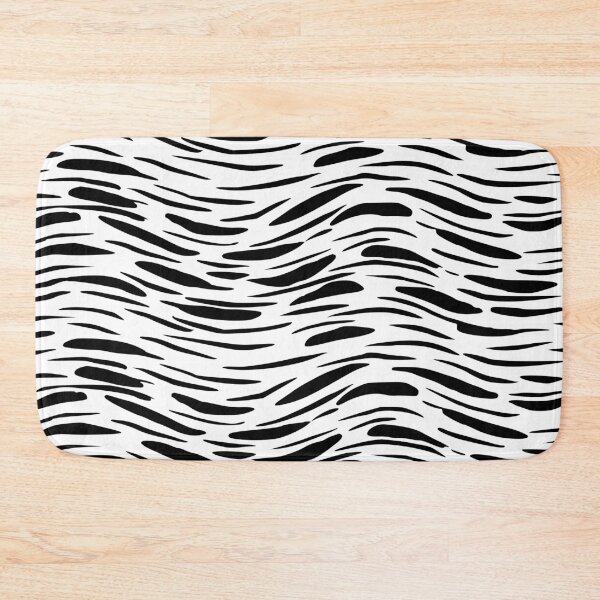 Item preview, Black and White Abstract Brushstroke Pattern Illustration designed and sold by BetweenForms.