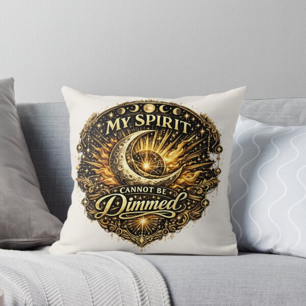 Item preview, My Spirit Cannot Be Dimmed | Celestial Moon Art designed and sold by 'VARI'.