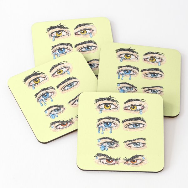 Item preview, Four Emotions, One Soul | Expressive Eye Illustration | Modern Streetwear Design designed and sold by designbyuzi.