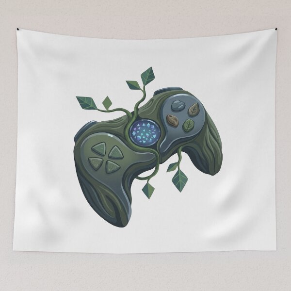 Item preview, Overgrown Nature Game Controller Organic Wood Art designed and sold by Dzblack.