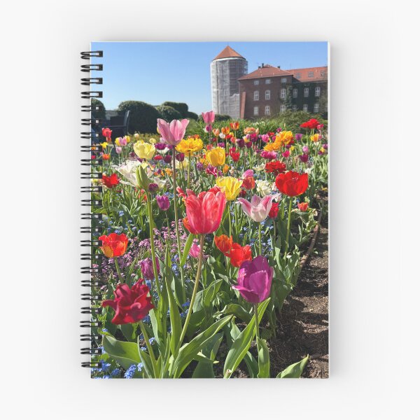 Item preview, Tulips outside Wawel Castle, Krakow designed and sold by offdutyplaces.