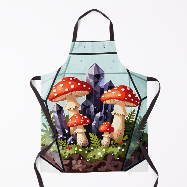 Item preview, Mushroom and Crystal Terrarium designed and sold by IllumeInk.