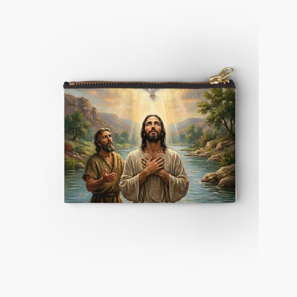 Item preview, Holy Trinity Father Son Holy Ghost Jesus Baptism designed and sold by ArtByJerryR.