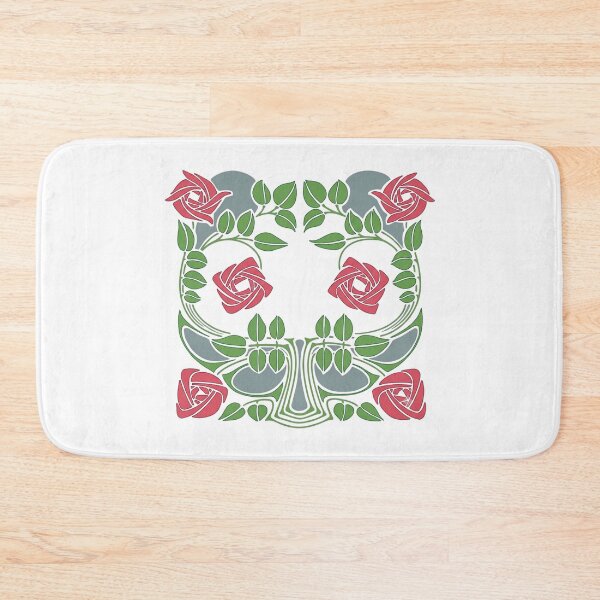 Item preview, Art Nouveau Glasgow Rose Floral Motif designed and sold by interdesigner.