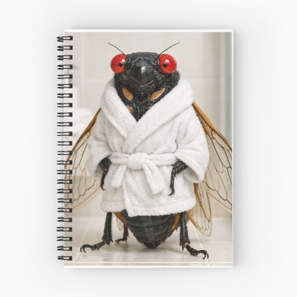 Item preview, Comfy Bathrobe Cicada designed and sold by Sillytoe.