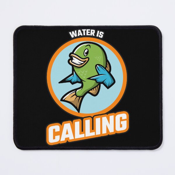 Item preview, Water Is Calling Fishing Addict designed and sold by SquatchPrintsCo.