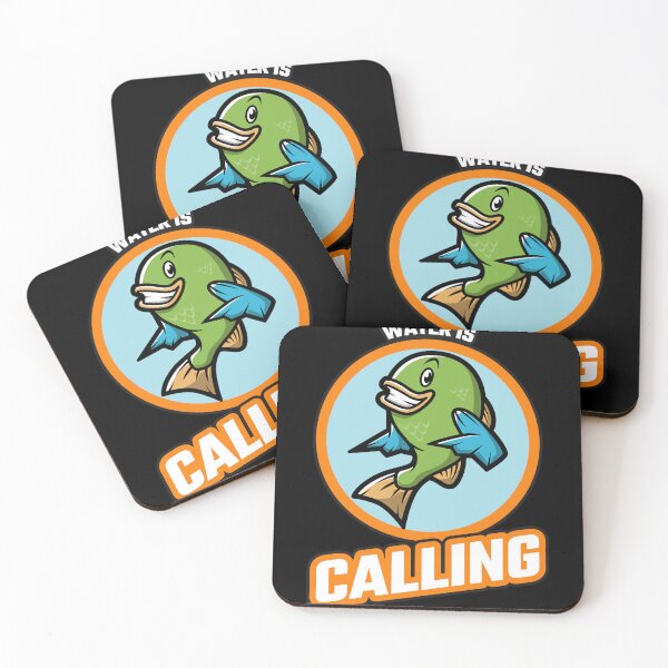 Item preview, Water Is Calling Fishing Addict designed and sold by SquatchPrintsCo.