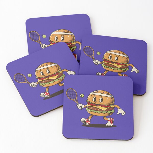 Item preview, A VINTAGE HAMBURGER PLAYS TENNIS designed and sold by infinitearte.