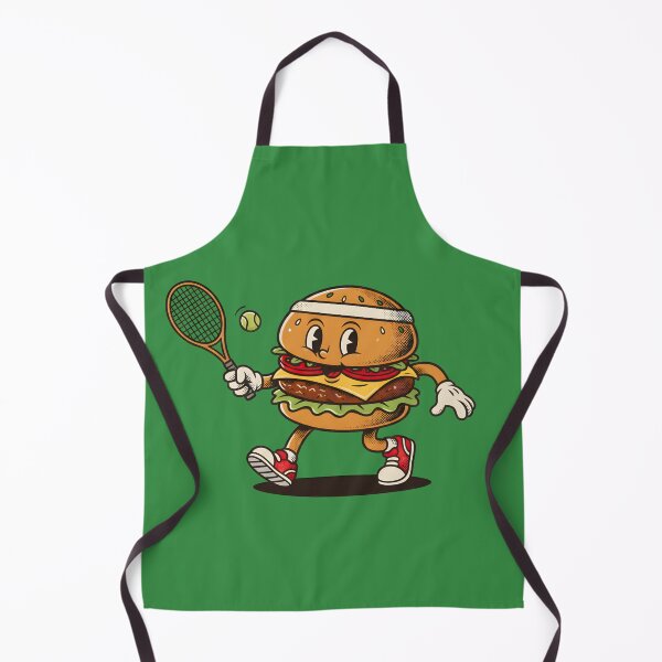 Artikelvorschau, EIN VINTAGE-HAMBURGER SPIELT TENNIS entworfen und verkauft von infinitearte.