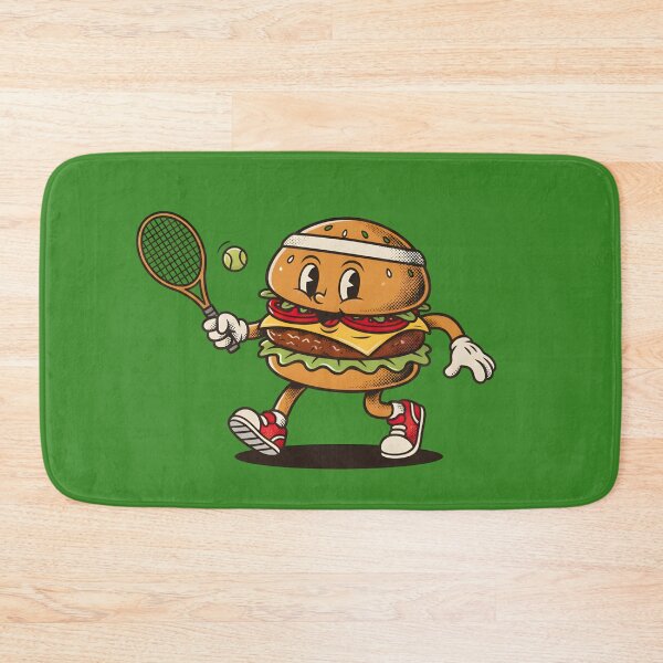 Item preview, A VINTAGE HAMBURGER PLAYS TENNIS designed and sold by infinitearte.