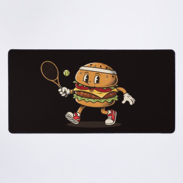 Item preview, A VINTAGE HAMBURGER PLAYS TENNIS designed and sold by infinitearte.
