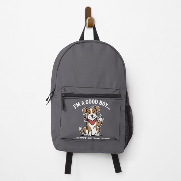 Item preview, Good Boy Most Of The Time - Funny Dog Middle Finger designed and sold by Amir Faysal.