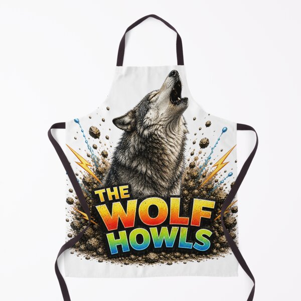 Item preview, The Wolf Howls – Majestic Howling Wolf Illustration designed and sold by CMA Design Studio.