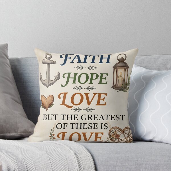 Item preview, 1 Corinthians 13:13 Faith Hope Love Scripture Art designed and sold by ArtByJerryR.