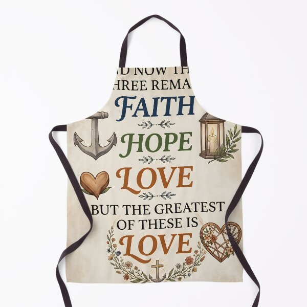 Item preview, 1 Corinthians 13:13 Faith Hope Love Scripture Art designed and sold by ArtByJerryR.