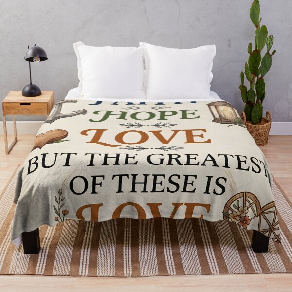 Item preview, 1 Corinthians 13:13 Faith Hope Love Scripture Art designed and sold by ArtByJerryR.