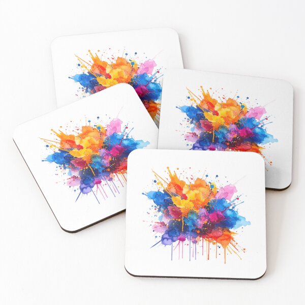 Item preview, Vibrant Watercolor Paint Splatter  designed and sold by BetweenForms.