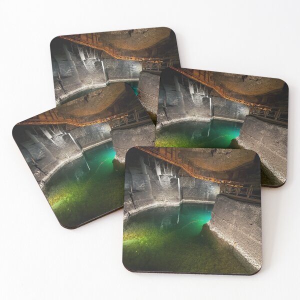 Item preview, Dark salt lake inside Wieliczka Salt Mine designed and sold by offdutyplaces.