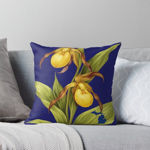 Item preview, Michigan Lady Slipper | Michigan Wildflower Art designed and sold by FreshWaterWares.