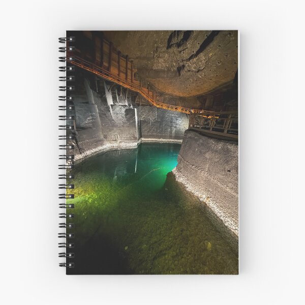 Item preview, Dark salt lake inside Wieliczka Salt Mine designed and sold by offdutyplaces.