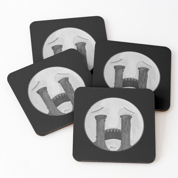 Item preview, Desaturated Crying Face Scar-E-Moji designed and sold by Grimmlar.