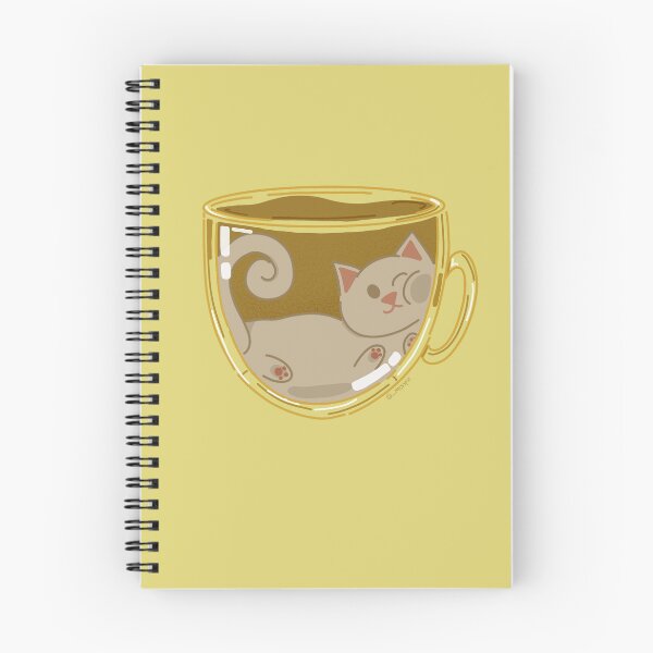 Item preview, White cat in a cup of coffee designed and sold by Spie-arts.