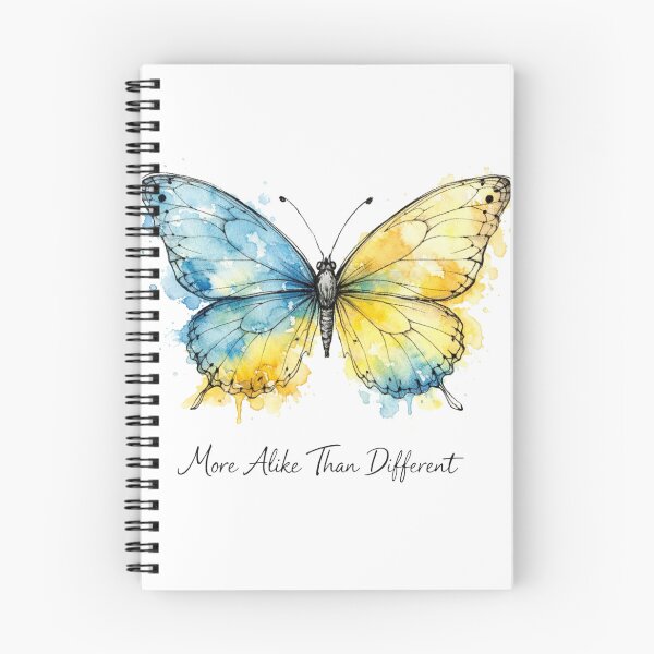 Item preview, Watercolor Butterfly – More Alike Than Different | T21 Awareness designed and sold by Cartoon art with a purpose ❤️ Supporting Althea’s friends .