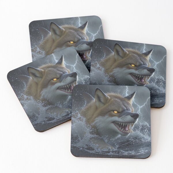 Item preview, Stormborn Fox Shark | Ocean Fantasy Hybrid designed and sold by TreatLLC.