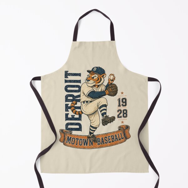 Artikelvorschau, Detroit Motown Baseball Vintage Tiger Maskottchen, Retro Baseball Fan Geschenk entworfen und verkauft von GhostDawgs.