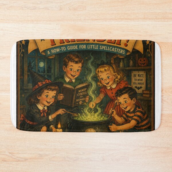 Item preview, Let's Summon Something Friendly Vintage Book Cover | Retro Halloween Dark Humor designed and sold by Mediagraphic.
