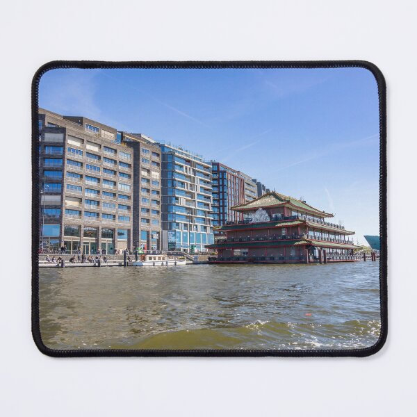 Item preview, Amsterdam Canal View with Modern and Traditional Architecture designed and sold by jrtwynam.