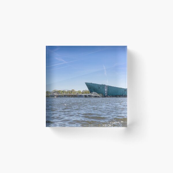 Item preview, Amsterdam Canal View with NEMO Science Museum designed and sold by jrtwynam.