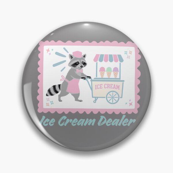Item preview, Ice Cream Dealer Raccoon designed and sold by Shedronpanda.