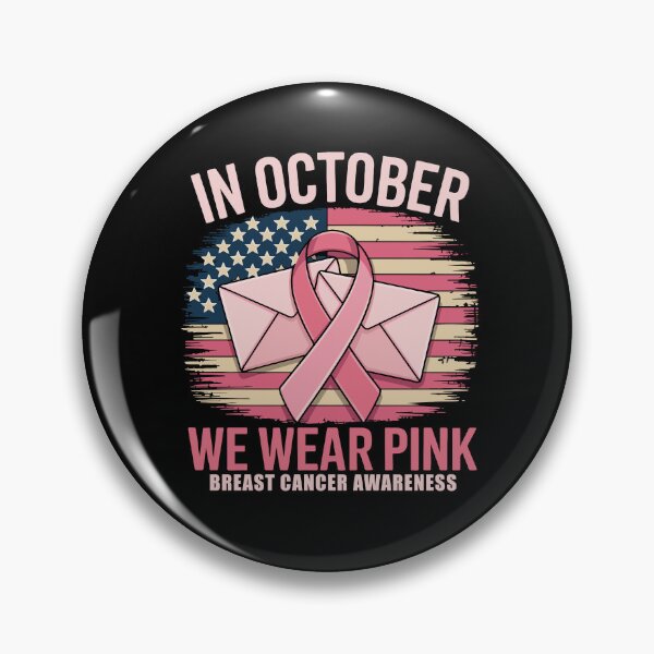 Item preview, In October We Wear Pink Breast Cancer Awareness  | Postal Worker Pink Ribbon | USPS Support Gift designed and sold by 76Valeria.
