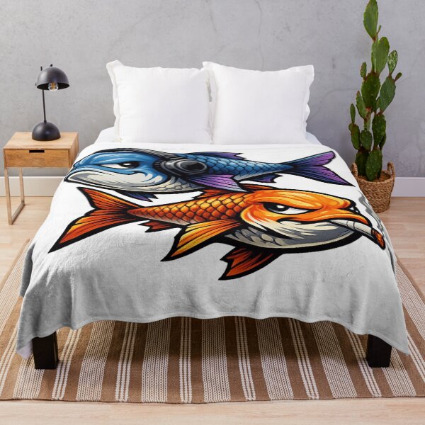 Item preview, Different Waves, Same Ocean | Cool Fish Aesthetic | Gen Z Urban Graphic designed and sold by designbyuzi.