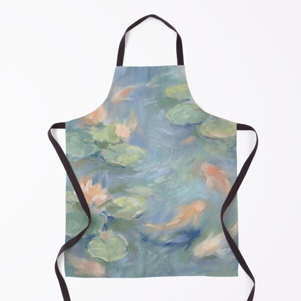 Item preview, Koi in Pond Painting designed and sold by Fish Town.