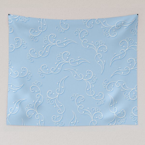Item preview, Light Blue Aesthetic Floral designed and sold by GraffiTimi.