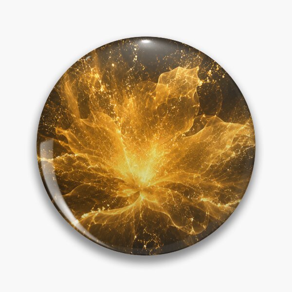Item preview, Golden Particle Bloom | Luxury Abstract Wall Art | Black Gold Fine Art Poster designed and sold by bauschberts.