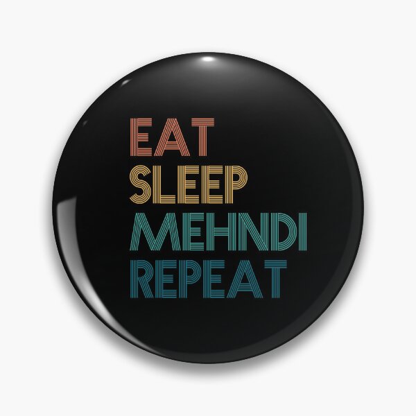Item preview, Eat Sleep Mehndi Repeat - Gift For Mehndi Fans designed and sold by kindxinn.